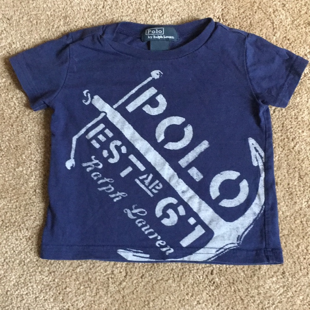 ‼️3 for $10‼️ Navy Polo Tee 9m